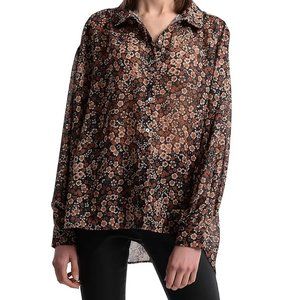 Molly Bracken High Low Floral Shirt